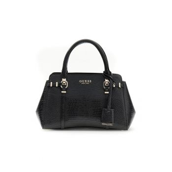 Geanta tote din piele ecologica Leona - Negru