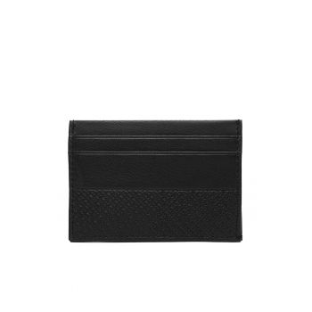 Portofel barbati  set cadou - piele naturala - negru