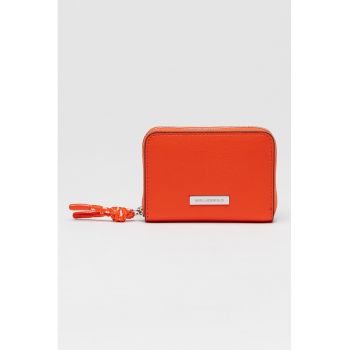 Portofel de piele ecologica cu logo Ikon - Portocaliu