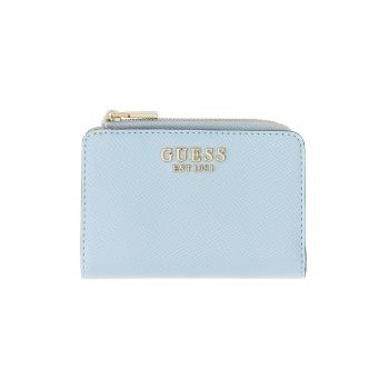 Portofel pliabil mic din piele ecologica Laurel - Albastru azur