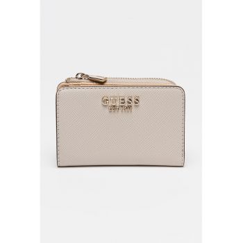 Portofel pliabil mic din piele ecologica Laurel - Maro taupe deschis