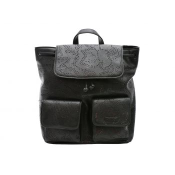 Rucsac DESIGUAL negru, SAKP30, din piele ecologica
