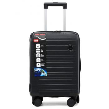 Troler Mirano Genoa, 45 cm, Negru, Black