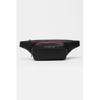 Borseta de piele ecologica Foundation - Visiniu/Negru/Bleumarin