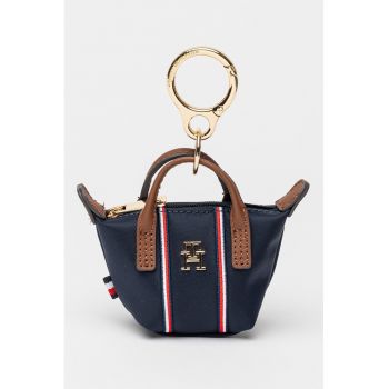 Breloc in forma de geanta - Rosu/Maro/Bleumarin