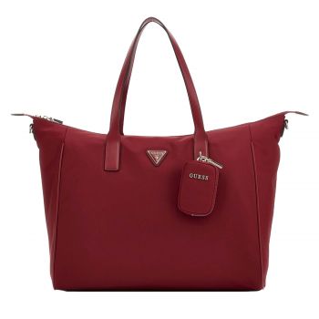 Follie carryon large tote travel bag rust red