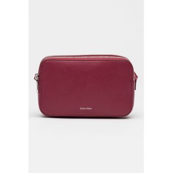 Geanta crossbody de piele ecologica cu bareta ajustabila Foil - Violet prafuit