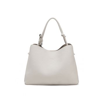 Geanta crossbody de piele ecologica cu etui detasabil Elora Lux - Bej