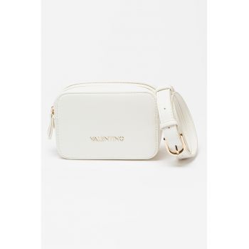 Geanta crossbody de piele ecologica Zero - Alb