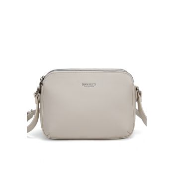 Geanta crossbody din piele ecologica Erisia Plus - Bej