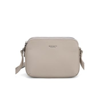 Geanta crossbody din piele ecologica Erisia Plus - Gri