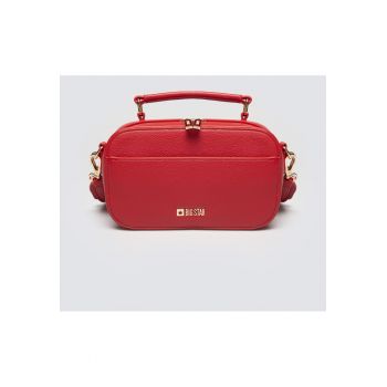 Geanta crossbody din piele ecologica Maro