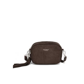 Geanta crossbody Valeria Elite - Maro inchis