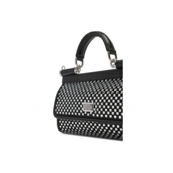 Geantă dama  BB7116 AP602 - textil - negru