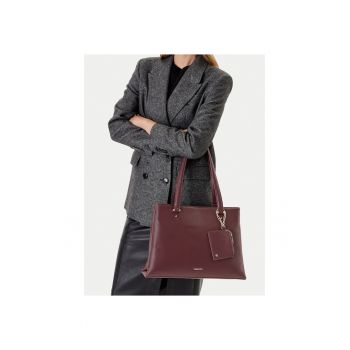 Geanta dama  bordo - din tesatura - model C-LSK-M-009-08