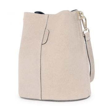 Geanta dama din piele intoarsa Milena grej