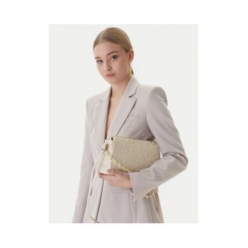 Geanta dama  Greta - bej - din piele naturala