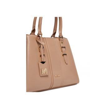 Geanta dama  model CEO-MEXX-S-002-08 - bej - din material textil