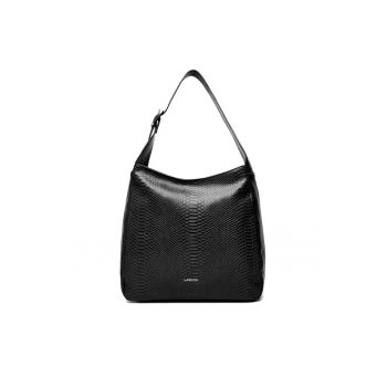 Geanta dama  neagra - model C-LSK-L-004-08 - din material textil.