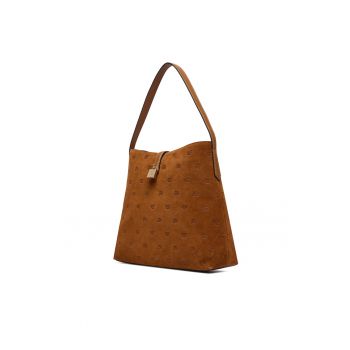 Geanta dama  piele naturala - culoare Dark Tan - model 1UR B1W30105