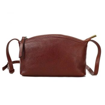 Geanta de dama, Katy GT3826, piele naturala, Bordo