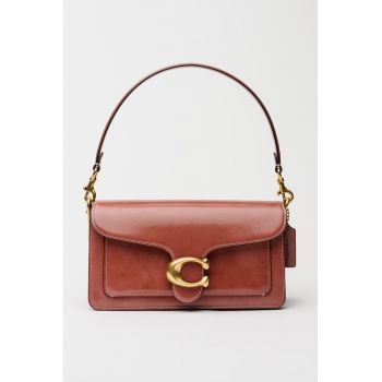 Geanta de piele cu bareta Tabby 26 - Rosu prafuit