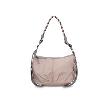 Geanta de piele ecologica cu bareta Avelia Prime - Gri deschis