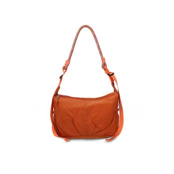 Geanta de piele ecologica cu bareta Avelia Prime - Portocaliu