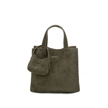 Geanta de umar cu logo metalic Edera Ultra - Verde