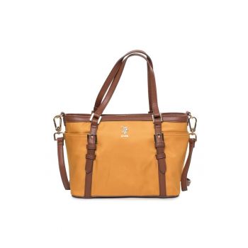 Geanta de umar - U.S. Polo Assn - galben - 31x20x11cm - poliuretan