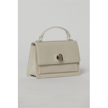 Geanta ivoar office din piele ecologica cu imprimeu sarpe