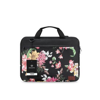 Geanta laptop cu imprimeu Tokio - Multicolor