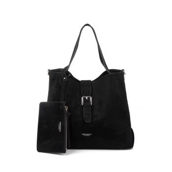 Geanta tote cu etui Valoria Nova - Negru