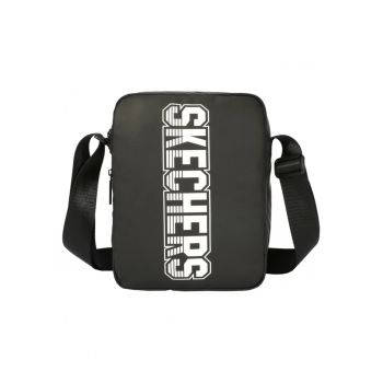 Geanta unisex  Compton Reporter - poliester - neagra - dimensiune unica