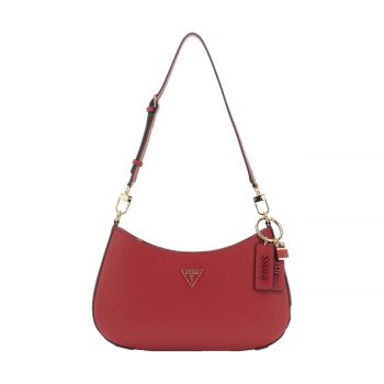 Noelle saffiano shoulder bag garnet