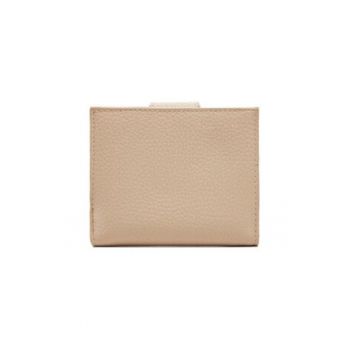 Portofel dama  VPS5A8215 - cu fermoar - Ecru - Plastic