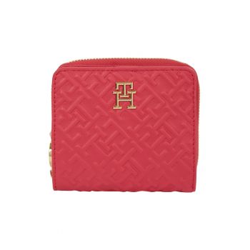 Portofel din piele ecologica cu logo in relief - Coral