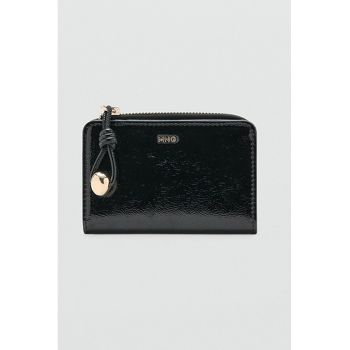 Portofel pliablil cu logo - Negru