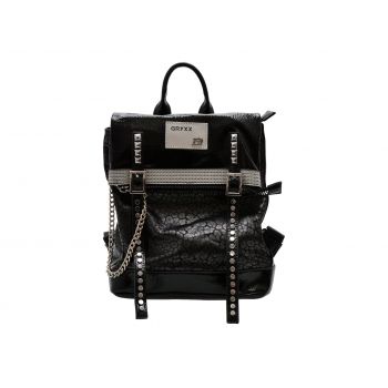 Rucsac GRYXX negru, 63647, din piele ecologica
