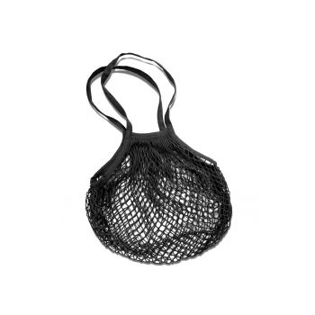 Sacosa Cumparaturi - Tip plasa - - Negru - 38 x 32 cm