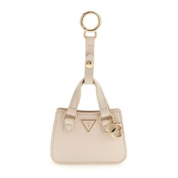 Breloc cu etui mic - Maro taupe deschis