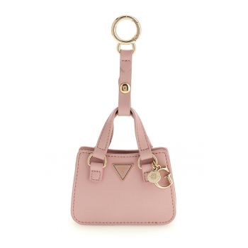 Breloc cu etui mic - Roz prafuit