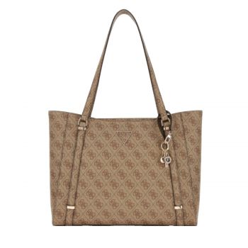 Erica elite tote bag latte logo