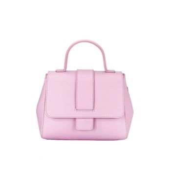 Geanta barbie roz din piele naturala 1047 123 19924 - Roz