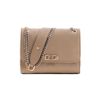 Geanta crossbody cu bareta convertibila Anise - Maro taupe