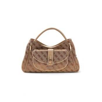 Geanta crossbody cu model logo Jessa - Bej