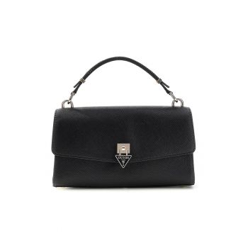 Geanta crossbody din piele ecologica cu inchidere cu clapa Patsie - Negru