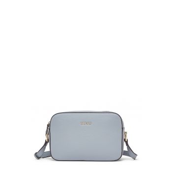Geanta crossbody din piele ecologica - Gri
