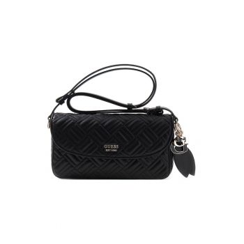 Geanta crossbody din piele ecologica Sally - Negru