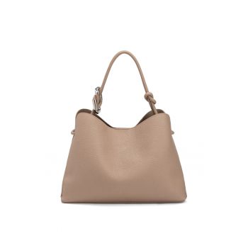 Geanta cu etui detasabil Oriana Plus - Maro taupe